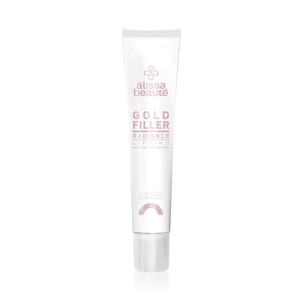 a174-gold-filler-tuba-20ml.jpg Alissa Beaute Radiance Gold Филър за бръчки със златни частици - 20мл - Image 1